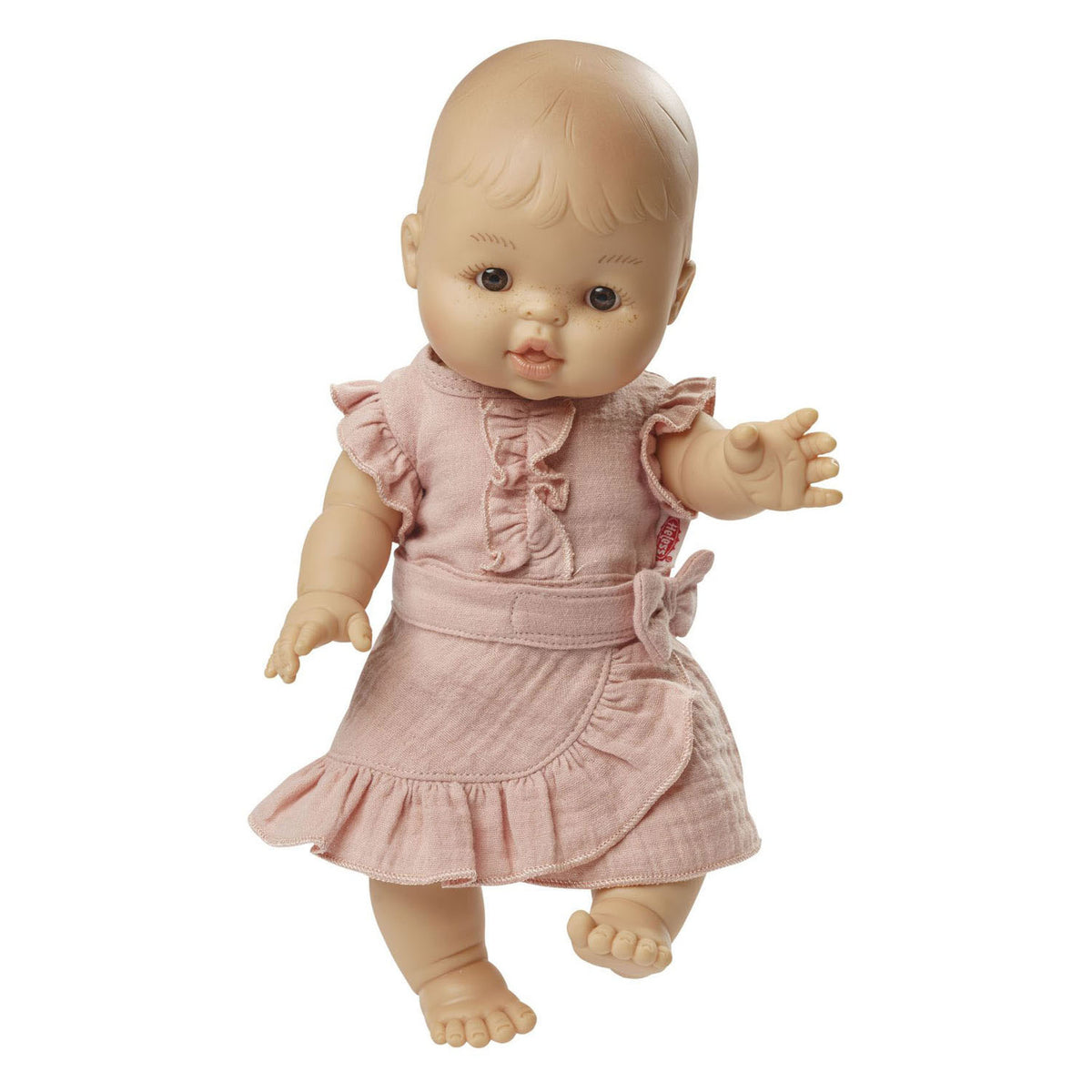 Falda cruzada sin dobladillo con top rosa viejo 28 - 35 cm