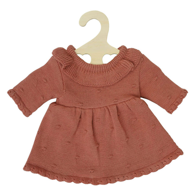 Heless Dolls vestido de punto melocotón, 28-35 cm
