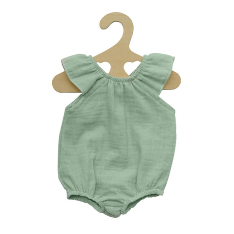 Cuerpo de muñeca Heless verde menta con volantes, 35-45 cm