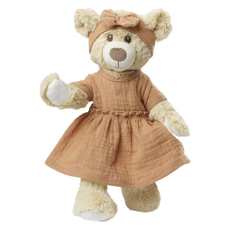 Vestido para muñeca Heless marrón con volantes, 35-45 cm
