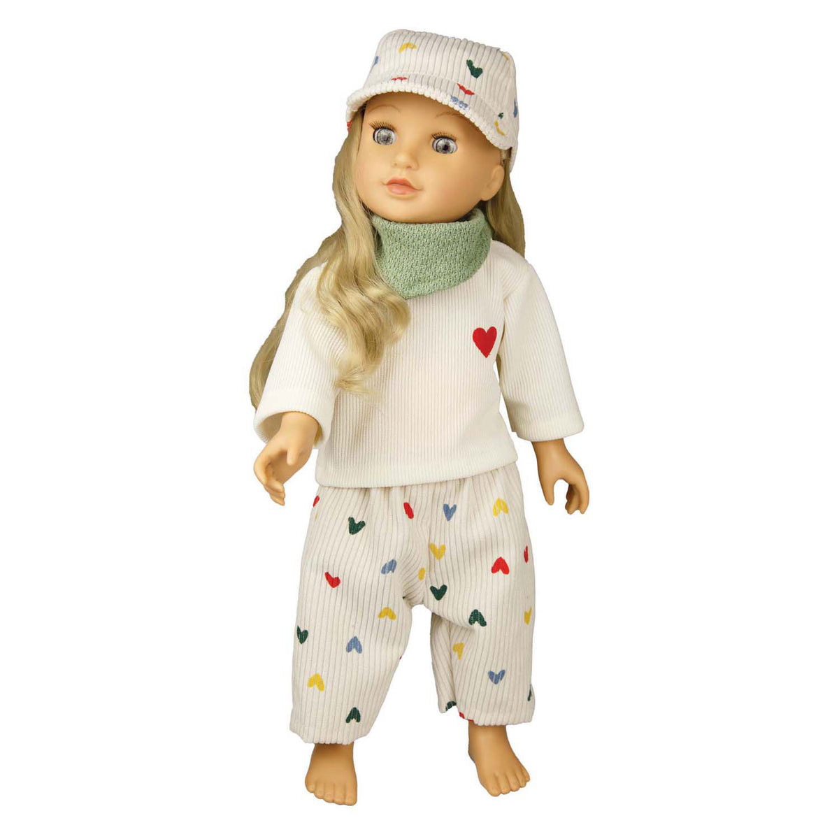 Heless muñeca sombrero corazón confeti, 35-45 cm