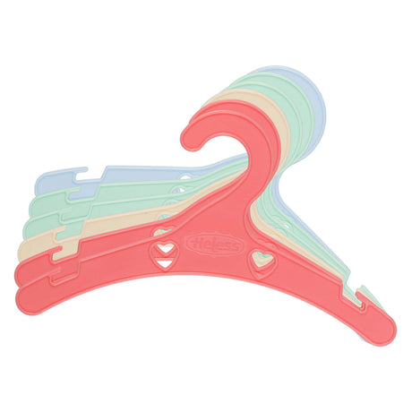 Perchas para muñecas Heless colores pastel - 6 uds.