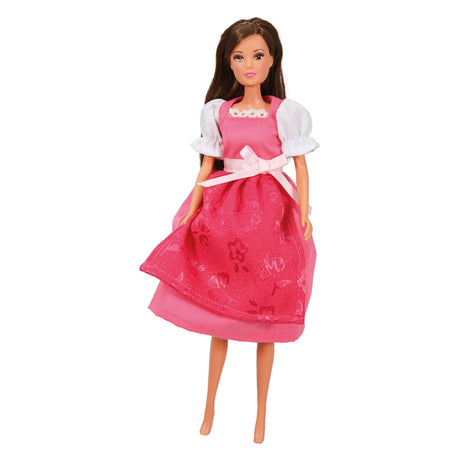 Vestido tirolés tradicional Heless para muñecas fashion pinky - 29cm