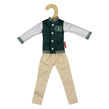 Chaqueta universitaria Heless con pantalones para muñecas fashion - 29cm
