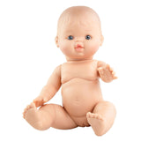 Muñeca bebé Heless para niñas con pelele de punto - 34 cm