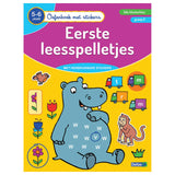 Libro de ejercicios de Deltas con pegatinas - Primeros juegos de lectura (5-6 años)