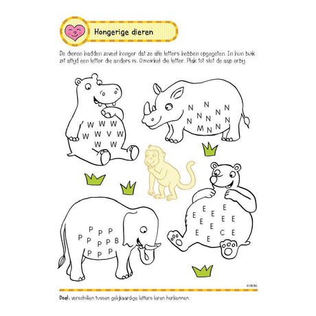 Libro de ejercicios de Deltas con pegatinas - Primeros juegos de lectura (5-6 años)
