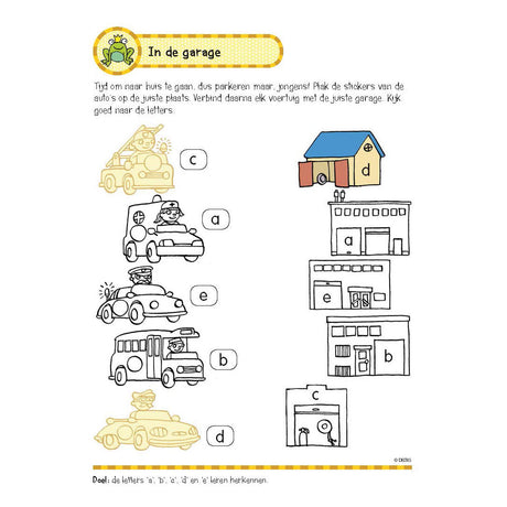 Libro de ejercicios de Deltas con pegatinas - Primeros juegos de lectura (5-6 años)