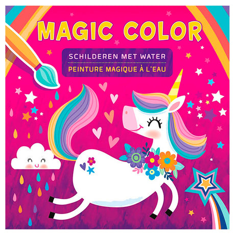 Cuadro con agua de unicornio color mágico Deltas
