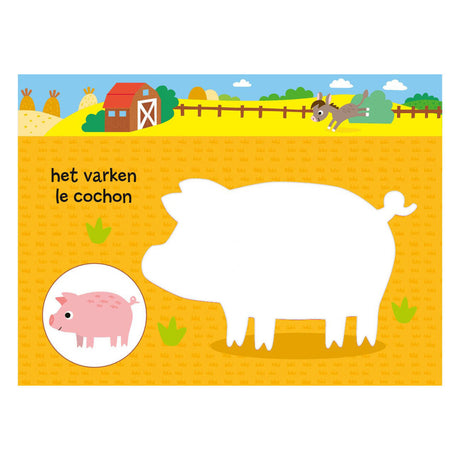 Tarjetas de plantilla de Deltas: así es como se dibujan los animales de la granja