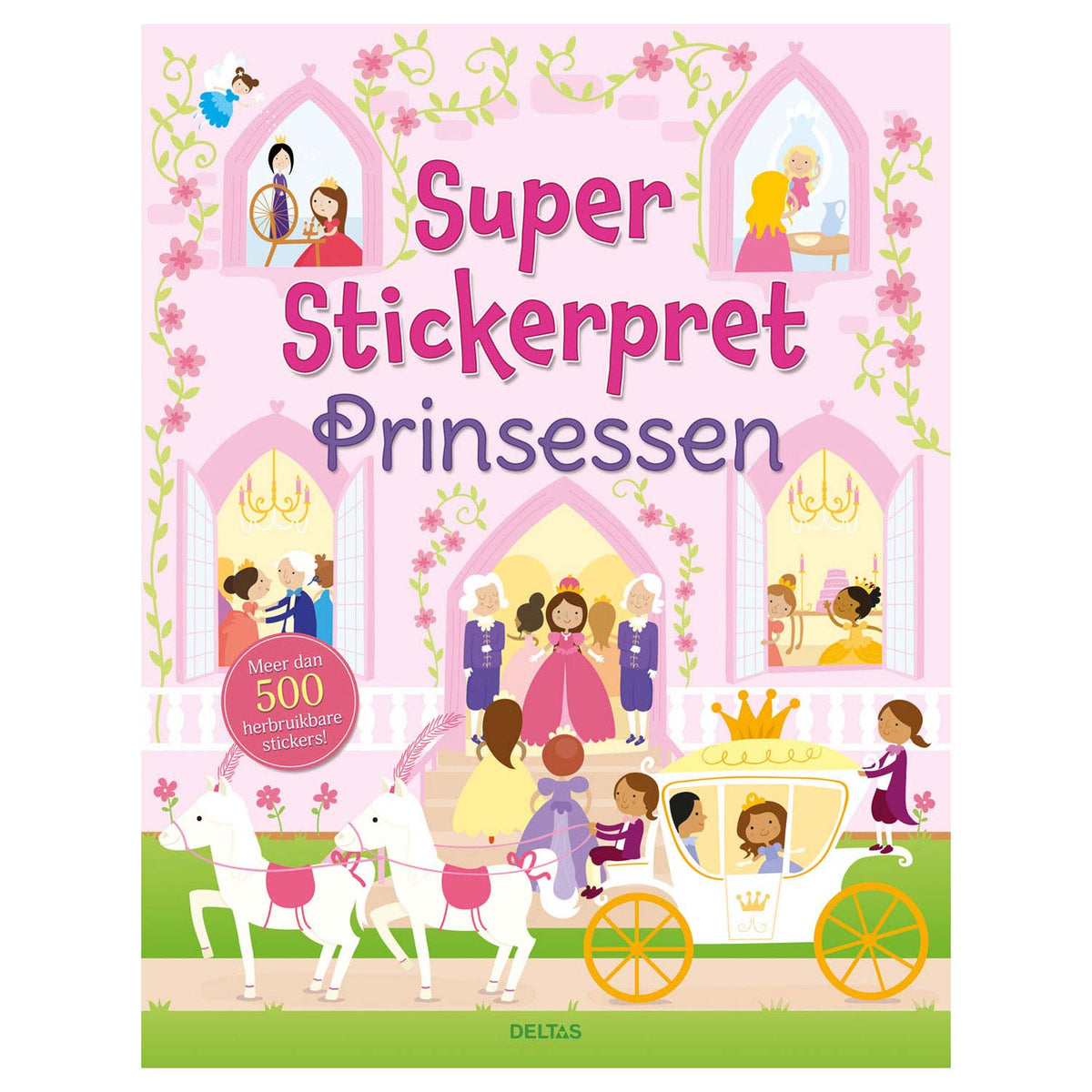 Súper pegatina divertida de Deltas - princesas
