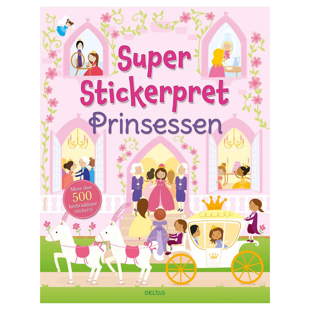 Súper pegatina divertida de Deltas - princesas