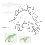 Desfile de calcomanías de Deltas Dino