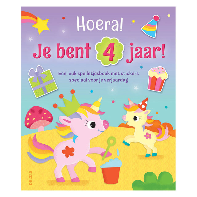 ¡Viva los deltas! tienes 4 años! unicornios