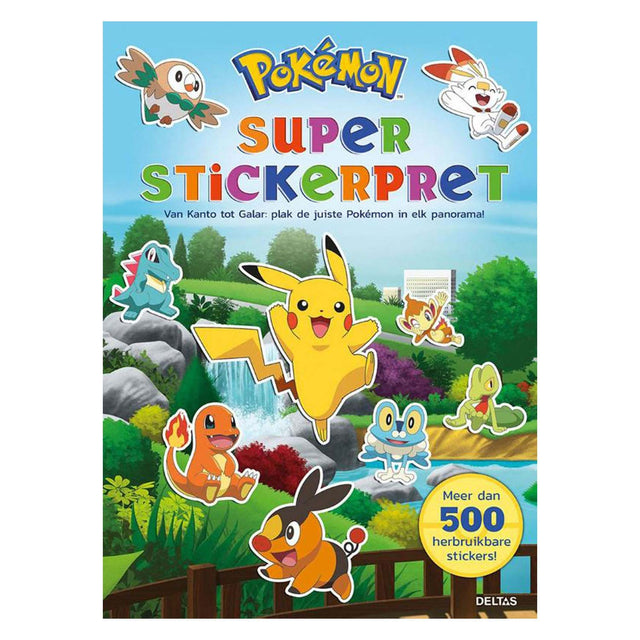 Diversión súper pegatina de pokemon deltas