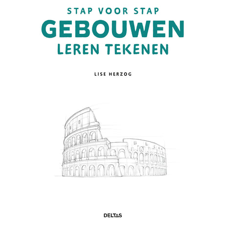 Libro de hobby de los deltas aprendiendo a dibujar edificios paso a paso.