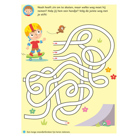 Cuaderno de ejercicios Deltas papel lavable divertidos juegos de escritura (5-6 años)
