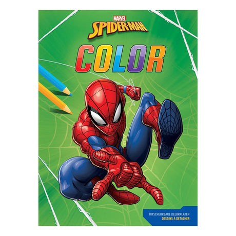 Bloque de color deltas maravilla spider-man color