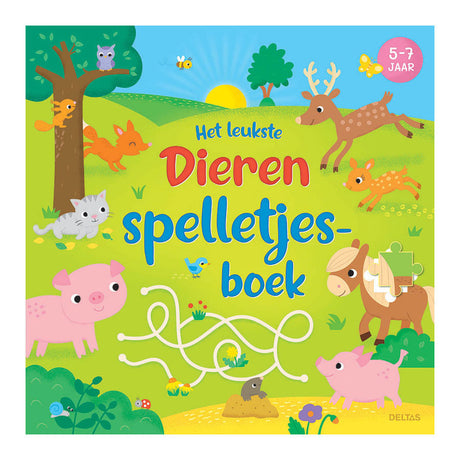Deltas el mejor libro de juegos de animales para 5-7 años
