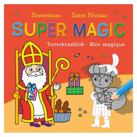 Bloque para rascar mágico súper mágico Deltas Sinterklaas
