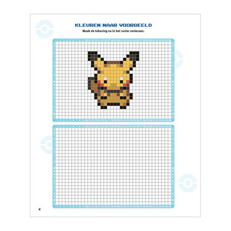Diversión para colorear píxeles de pokémon deltas