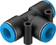 Acoplamiento enchufable en T Festo qst-10