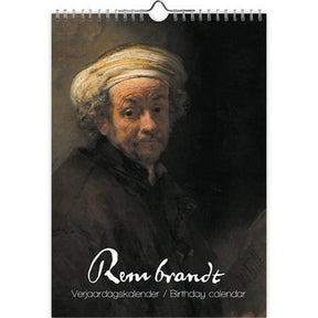 Calendario de cumpleaños A4 de Comello Rembrandt