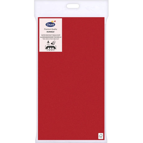 Mantel Duni rojo brillante