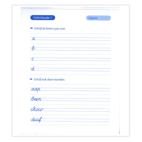 Fichas de práctica de escritura de deltas (6-7 años)