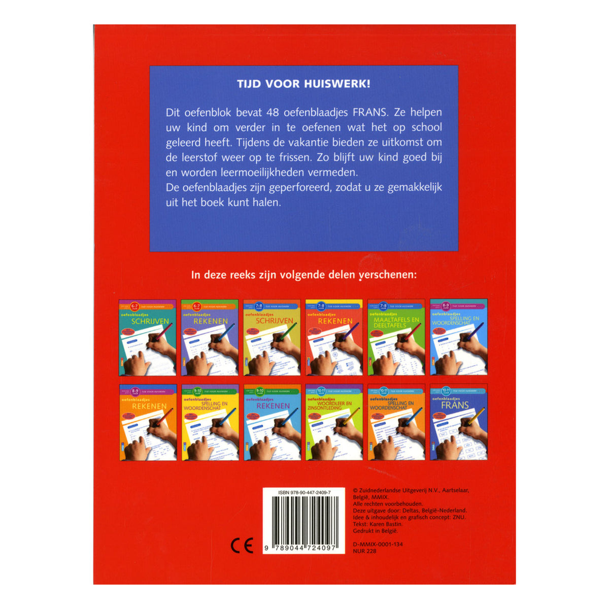 Fichas de práctica de francés Deltas (10-11 años)
