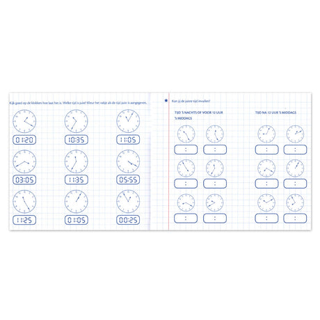 Deltas mi cuaderno de practica el reloj 9-11 años