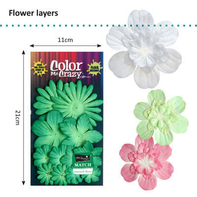 Petaloo • trébol de capas de flores