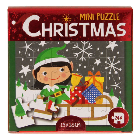 Minipuzle navideño de Wins Holland, 24 uds.