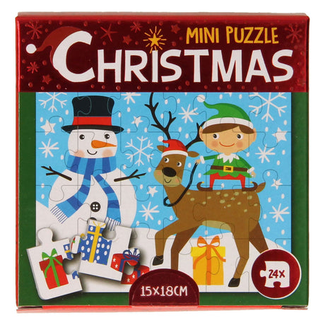 Minipuzle navideño de Wins Holland, 24 uds.