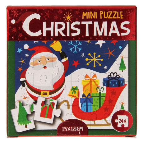 Minipuzle navideño de Wins Holland, 24 uds.