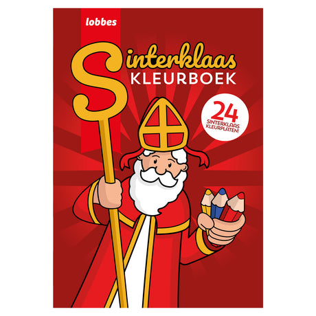 Libros especiales Países Bajos, por ejemplo, Sinterklaas, libro para colorear