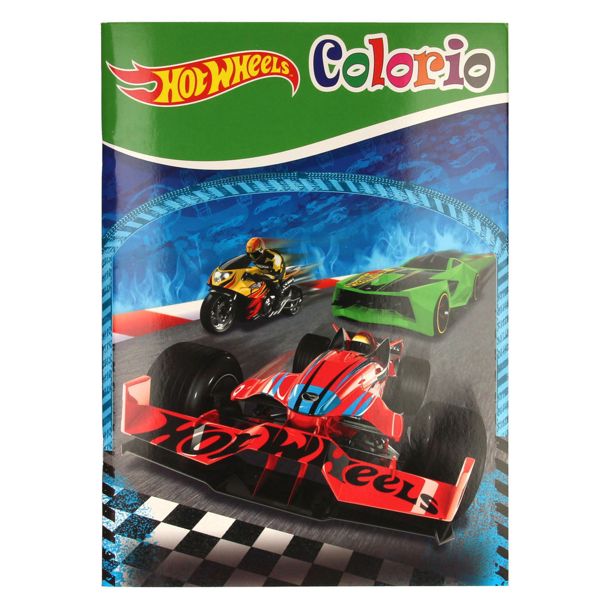 Libro para colorear hot wheels colorio