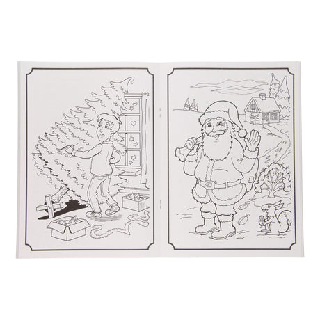 Libros especiales Países Bajos, por ejemplo, libro para colorear de Navidad.