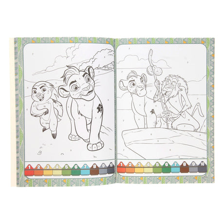 Especialidades de libros Nederland BV Colors by Number - Lion King
