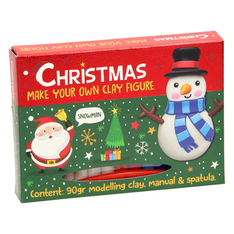 Haz tu propia figura de arcilla Navidad