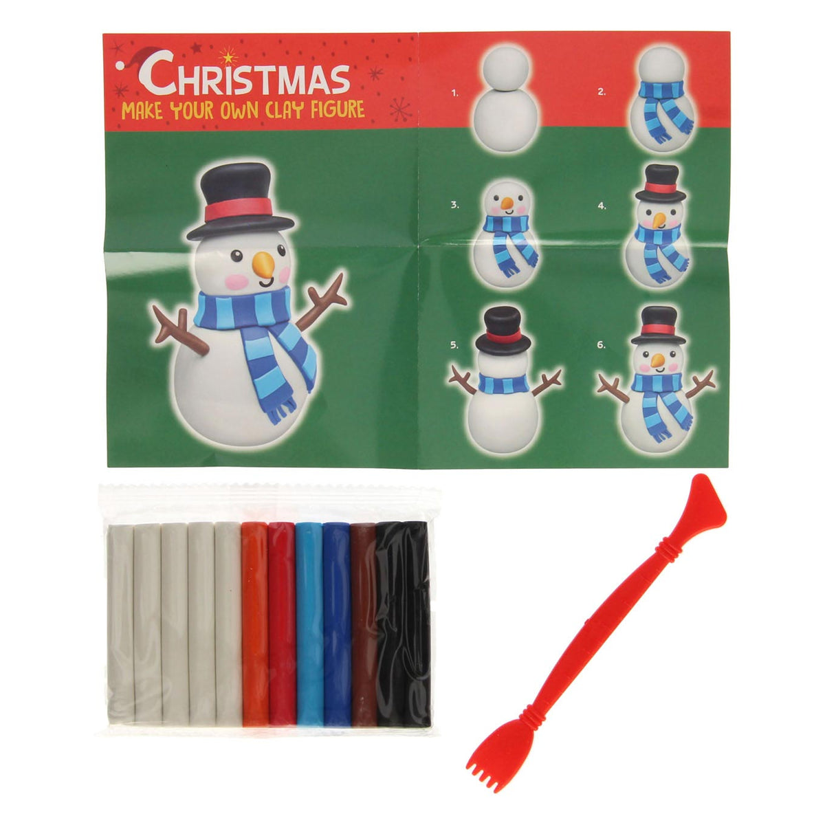 Haz tu propia figura de arcilla Navidad