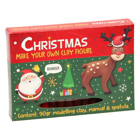 Haz tu propia figura de arcilla Navidad