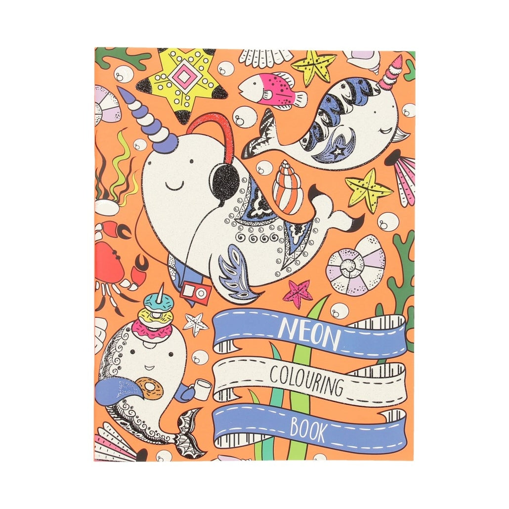 Libro para colorear de neón