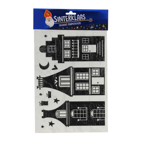 Gana pegatinas de ventana con silueta de Holanda Sinterklaas