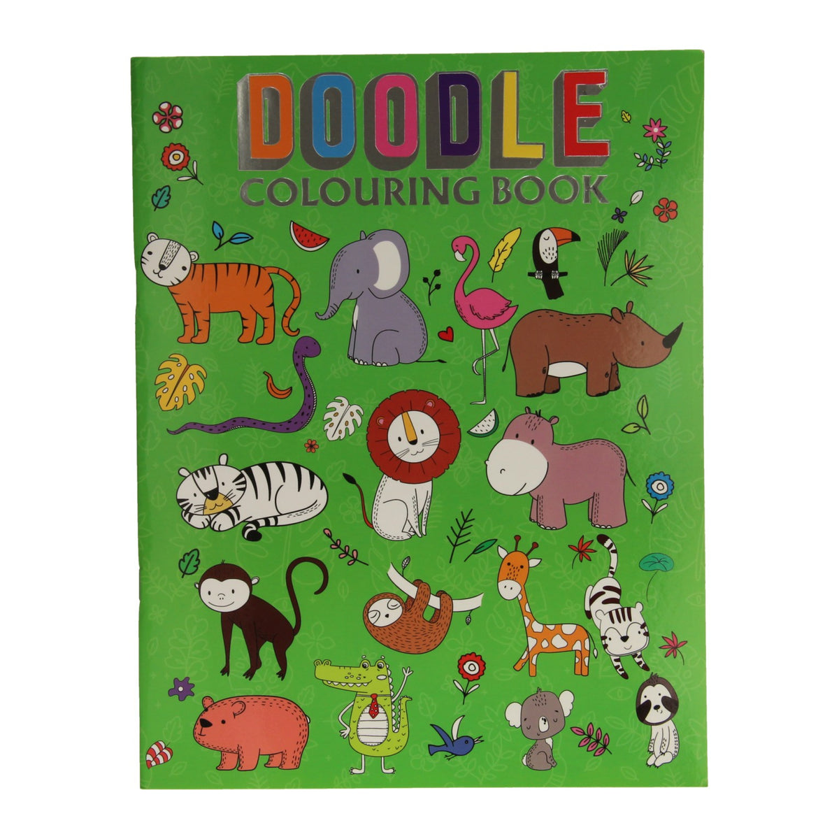 Gana el libro para colorear Holland Doodle - animales salvajes