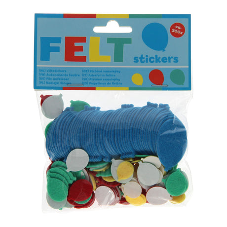 Pegatinas de fieltro Wins Holland - globos, 200 uds.