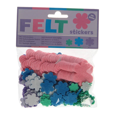 Pegatinas de fieltro Wins Holland - flores, 200 uds.