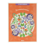 Gana Holanda I colorea mandalas dinosaurios