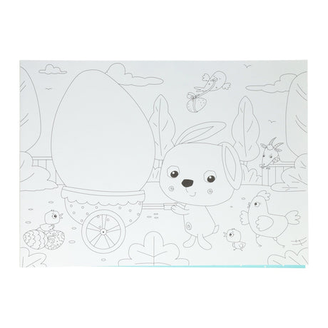 Wins Holland manteles individuales para colorear Pascua, 12 uds.