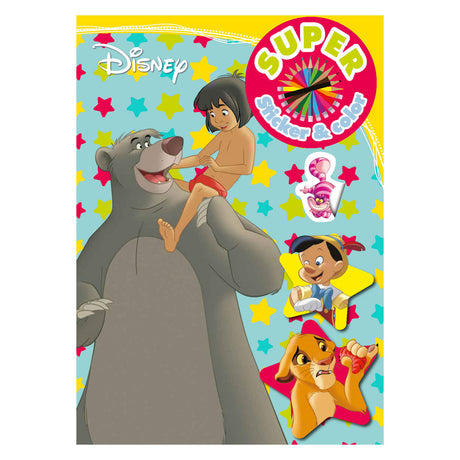 ESPECIALES DE LIBRO Nederland Bv Disney Classics Super Sticker Color de color Libro